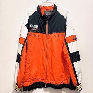 Men’s Motorsport Performance Weatherproof Jacket with Racing Details